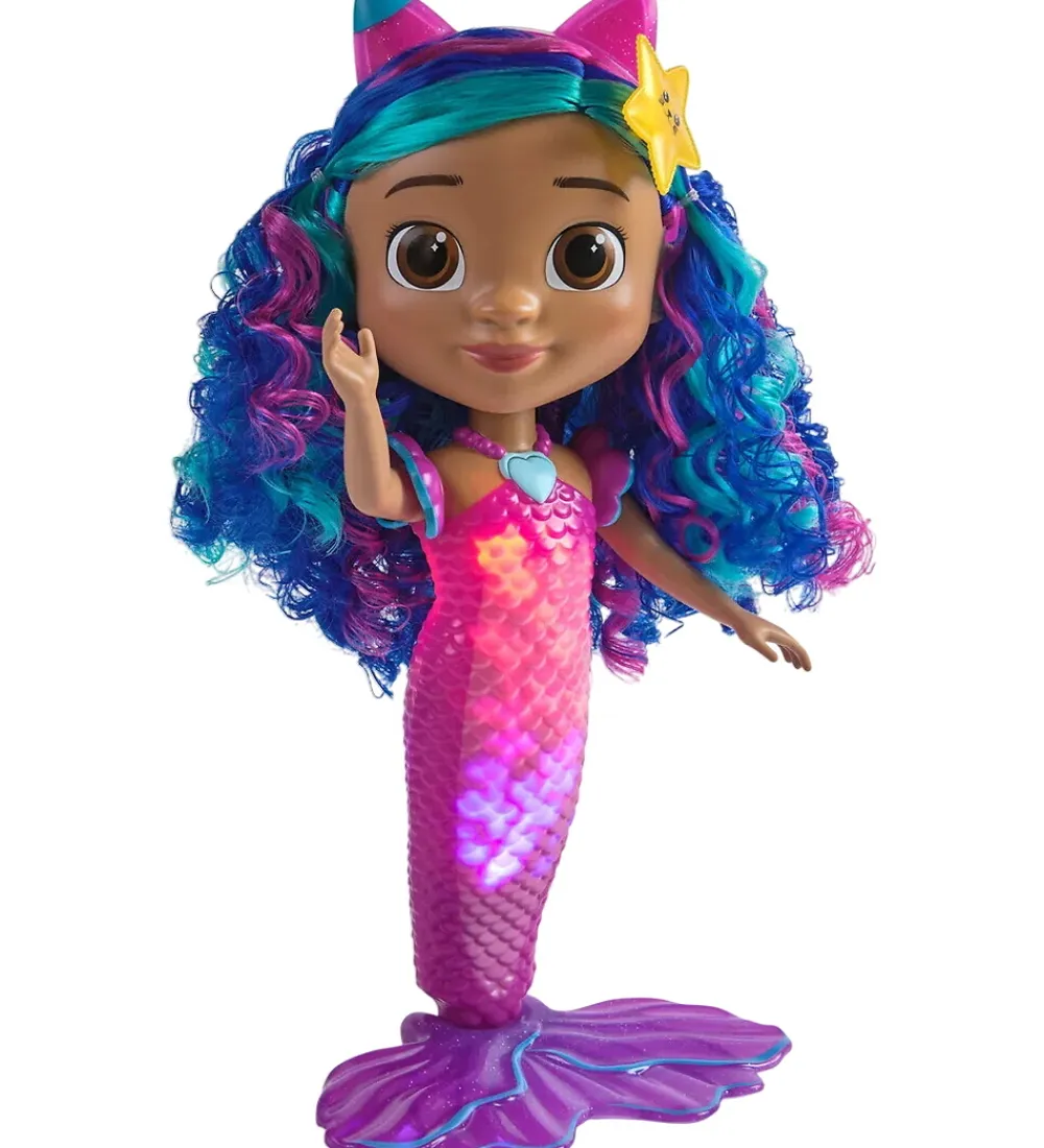 Gabby's Dollhouse Dukker Og Tilbehør*Dukke - Sing & Shine Mermaid Gabby Doll - 36 c