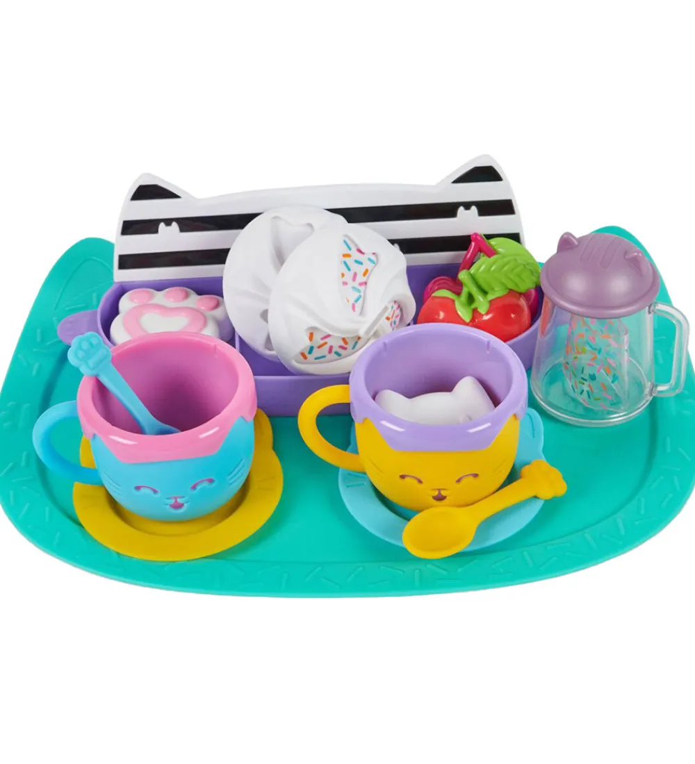 Legemad-Gabby's Dollhouse Sæt - 15 Dele - Sprinkle Party Sweet Treat Set