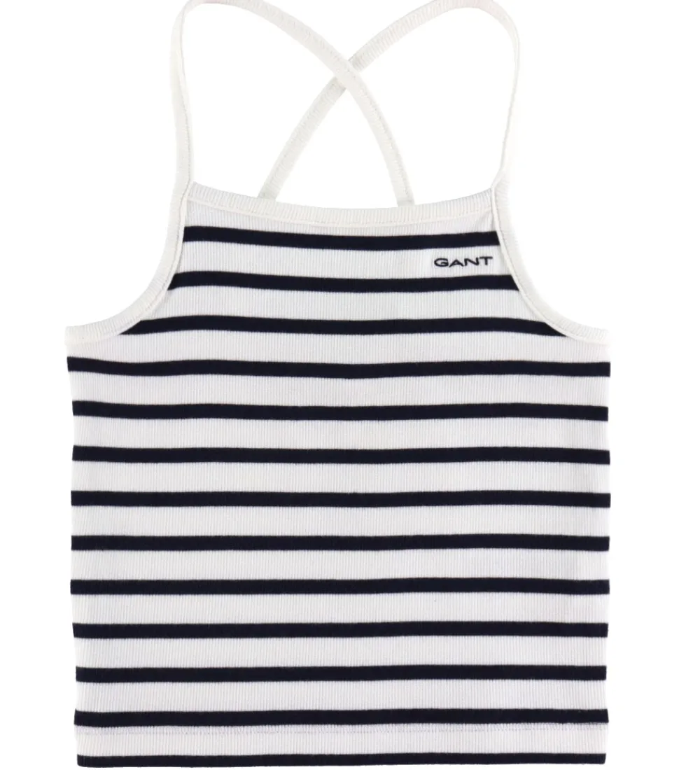 Toppe-GANT Top - Rib - Evening Blue