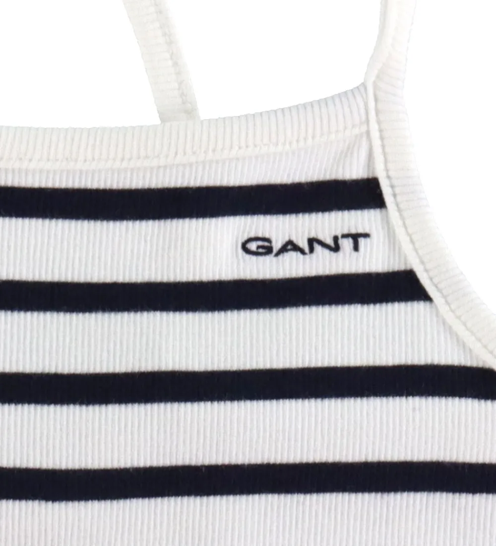 Toppe-GANT Top - Rib - Evening Blue