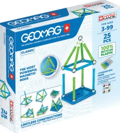 Magnetlegetøj-Geomag Magnetsæt - Classic Recycled - 25 Dele