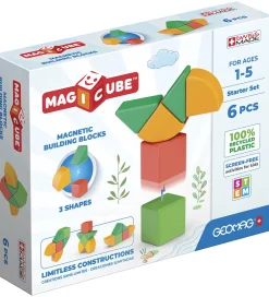 Magnetlegetøj-Geomag Magnetsæt - Magicube Starter Set - 6 Dele