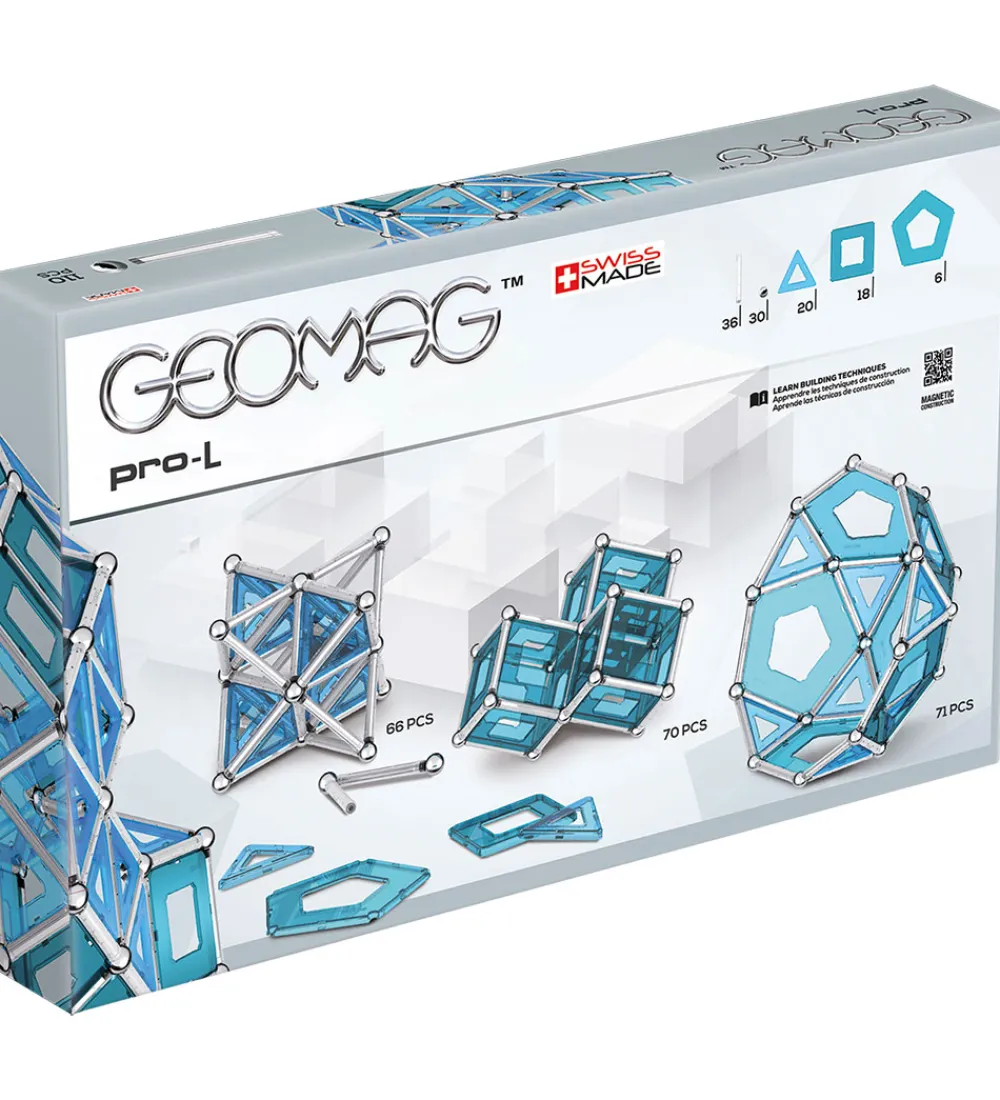 Geomag Magnetlegetøj*Magnetsæt - Pro-L Panels - 110 Dele