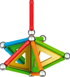 Magnetlegetøj-Geomag Magnetsæt - Supercolor Panels Recycled - 35 Dele