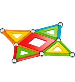 Magnetlegetøj-Geomag Magnetsæt - Supercolor Panels Recycled - 35 Dele