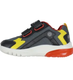 Blinkesko-Geox Blinkesko - J Ciberdron - Dk Grey/Yellow