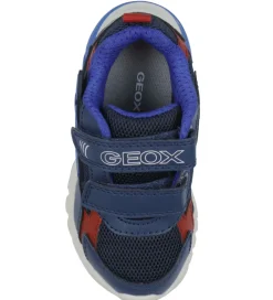 Blinkesko-Geox Blinkesko - J Ciberdron - Navy/Rød