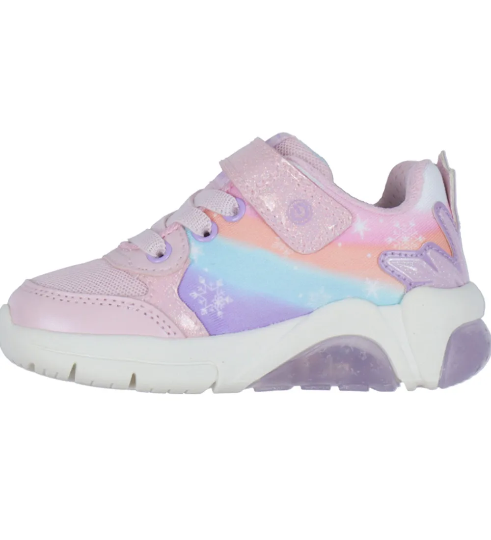 Blinkesko-Geox Blinkesko - J Fadinlight - Disney Frozen - Pink/Lilac