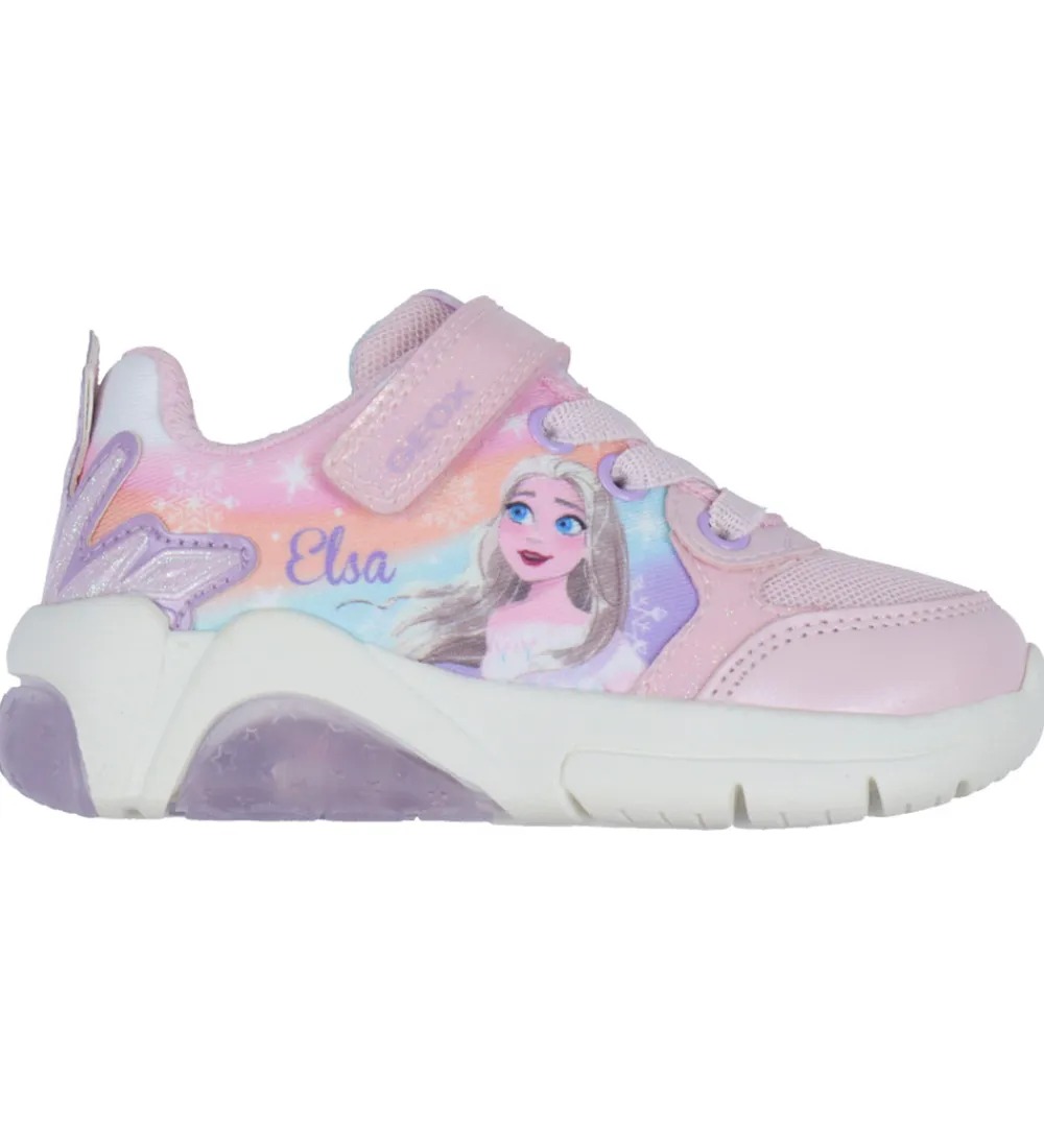 Blinkesko-Geox Blinkesko - J Fadinlight - Disney Frozen - Pink/Lilac