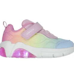 Blinkesko-Geox Blinkesko - J Fadinlight - Pink/Multicolour