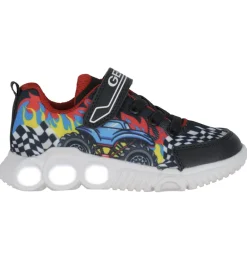 Geox Blinkesko*Blinkesko - J Wroom - Sort/Rød
