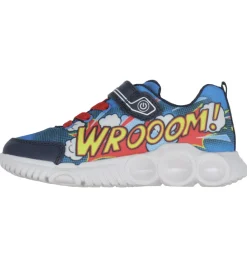 Blinkesko-Geox Blinkesko - J Wroom - Royal/Red