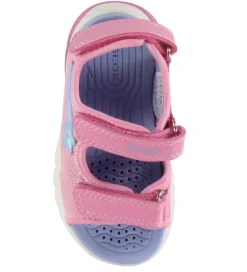 Blinkesko-Geox Sandaler m. lys - Ciberdron - Pink/LT Sky