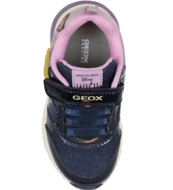 Geox Blinkesko*Sko m. Lys - Spaceclub - Ønsket - Navy/Lavender
