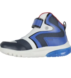 Geox Blinkesko*Støvler m. Lys - J Ciberdron - Super Mario - Navy/Royal