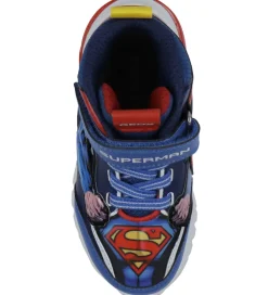 Støvler-Geox Støvler m. Lys - J Ciberdron - Blå/Rød m. Superman