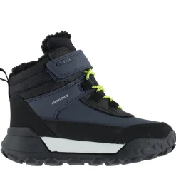 Vinterstøvler-Geox Vinterstøvler - Tex - J Trekkyup B ABX - Navy/Lime