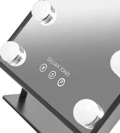 Gillian Jones Spejle*Makeupspejl - 9 LED/Touch - Sort