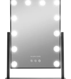 Spejle-Gillian Jones Makeupspejl - 12 LED/Touch - Sort