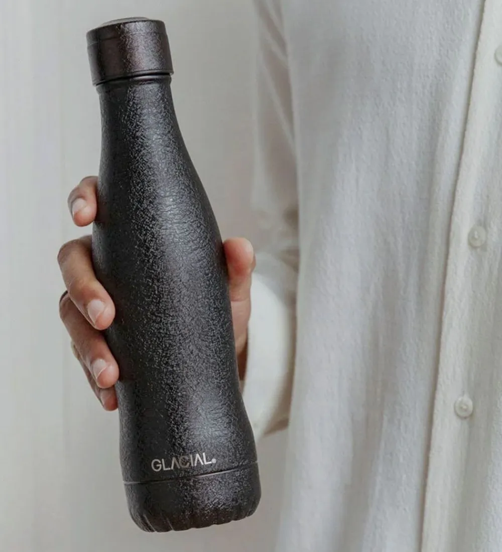 Termoflasker-Glacial Termoflaske - 400 ml - Real Black