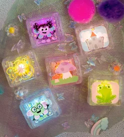 Badelegetøj|Babylegetøj-Glo Pals Sansekuber m. Lys - 6 Stk. - Fantastic Fairies