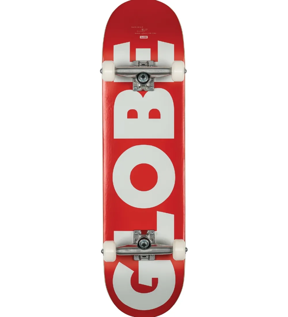 Globe Skateboards*Skateboard - 8,25'' - G0 Fubar Complete - Hvid/Rød