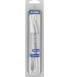 Snørebånd-2GO Elastiske Snørebånd - 90 cm - 1 Par - Hvid