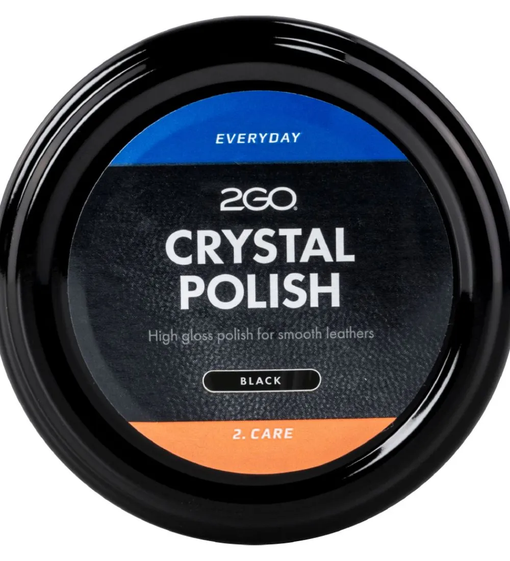 Plejeprodukter|Skoplejeprodukter-2GO Skopleje - 50ml - Step 2 - Crystal Polish - Black