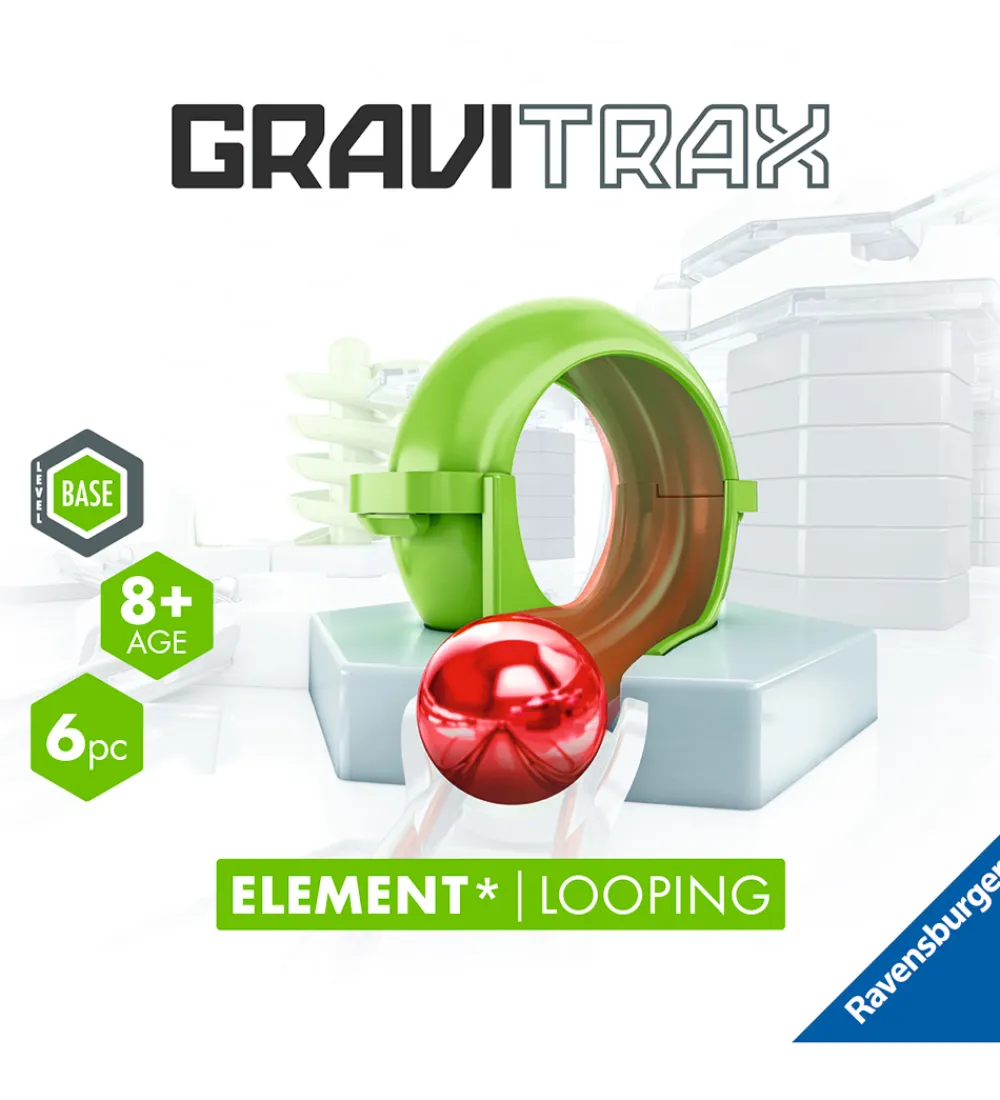 Konstruktionslegetøj-GraviTrax Element - Looping - 6 Dele