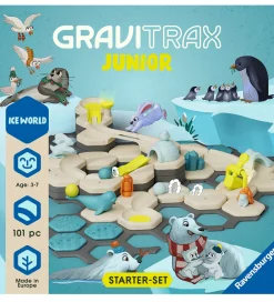 Kuglebaner|Konstruktionslegetøj-GraviTrax Junior Startersæt - 101 Dele - Ice World