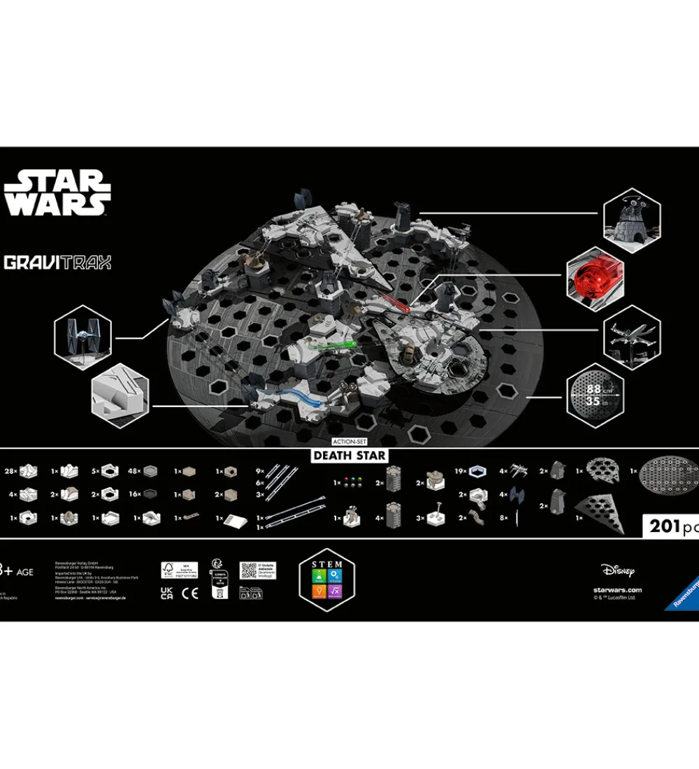 GraviTrax Kuglebaner|Konstruktionslegetøj*Kuglebane - Star Wars - Action Set - Death Star