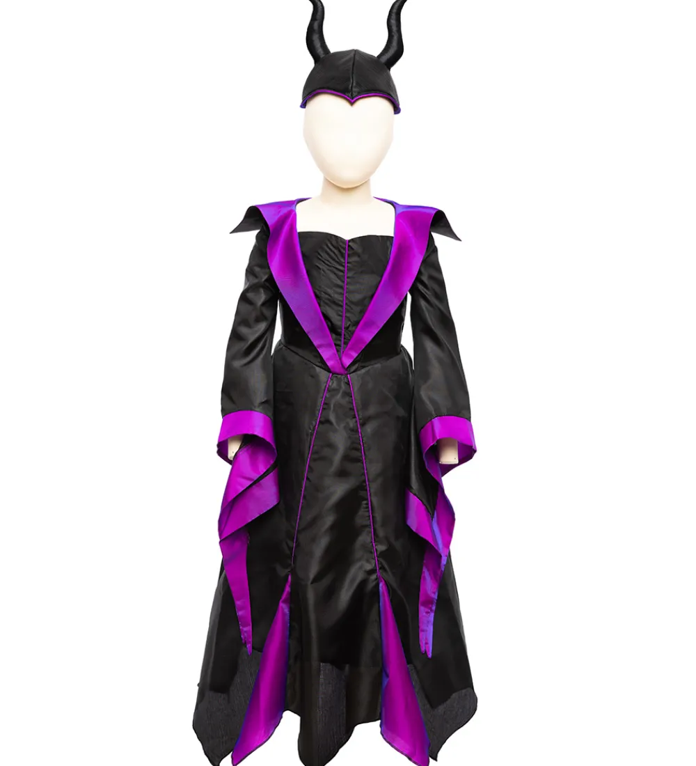Great Pretenders Halloween*Udklædning - Skurk Prinsessekjole m. Hat - Sort