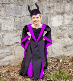 Great Pretenders Halloween*Udklædning - Skurk Prinsessekjole m. Hat - Sort