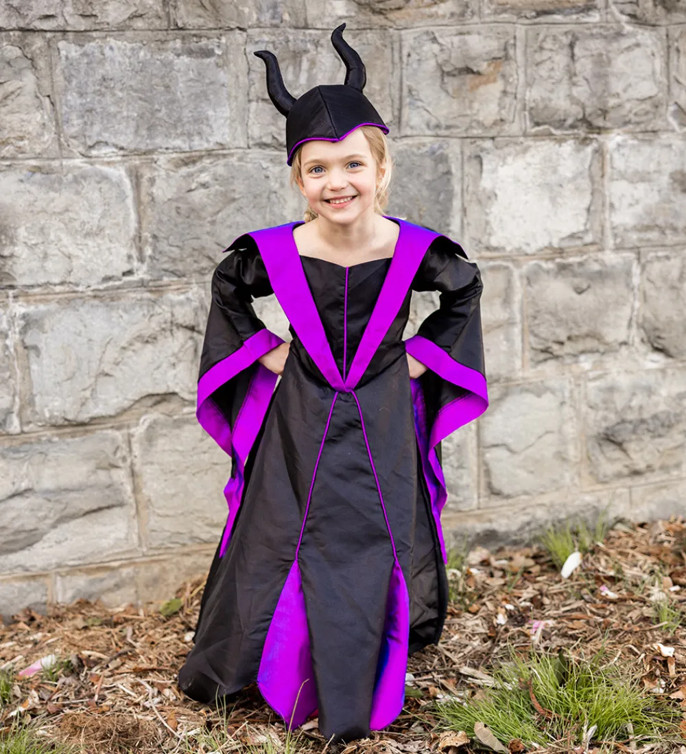 Great Pretenders Halloween*Udklædning - Skurk Prinsessekjole m. Hat - Sort