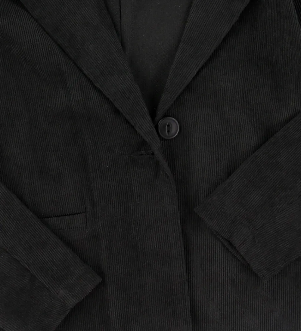 Jakkesæt Og Blazers-Grunt Blazer - Fløjl - Sigga - Sort
