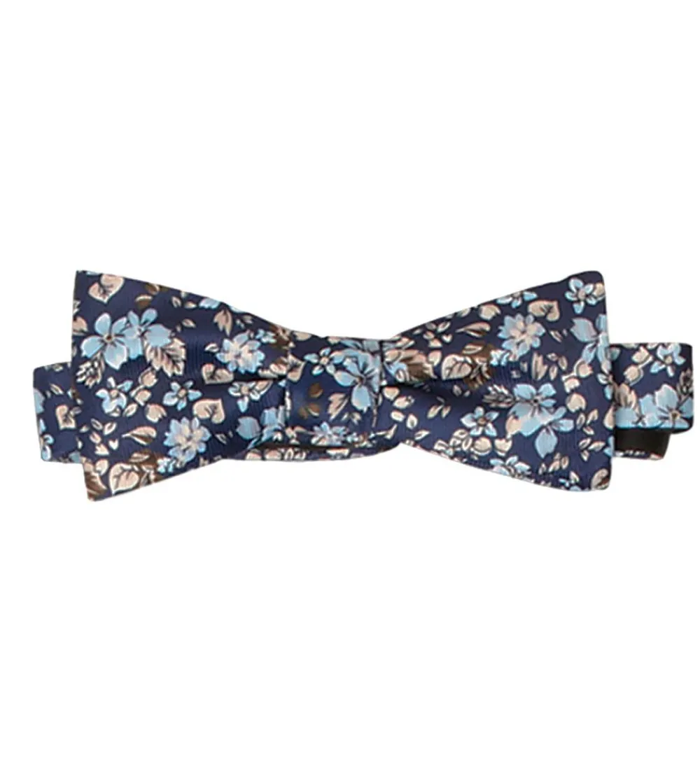 Slips Og Butterfly|Jakkesæt Og Blazers-Grunt Butterfly m. Lommetørklæde - Our Flower - Navy Flower
