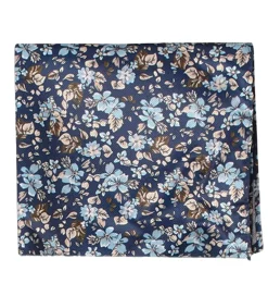 Slips Og Butterfly|Jakkesæt Og Blazers-Grunt Butterfly m. Lommetørklæde - Our Flower - Navy Flower