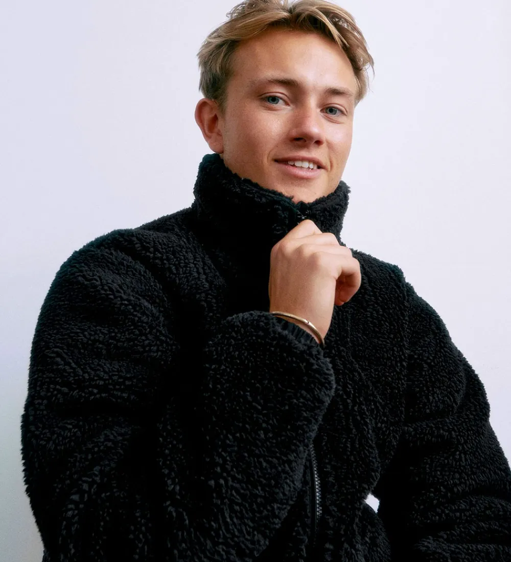Grunt Fleece*Fleecejakke - Teddy - GRLaus - Sort