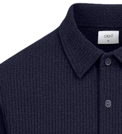 Grunt Konfirmationstøj*Skjorte - Vaflet - GRAlfred - Navy