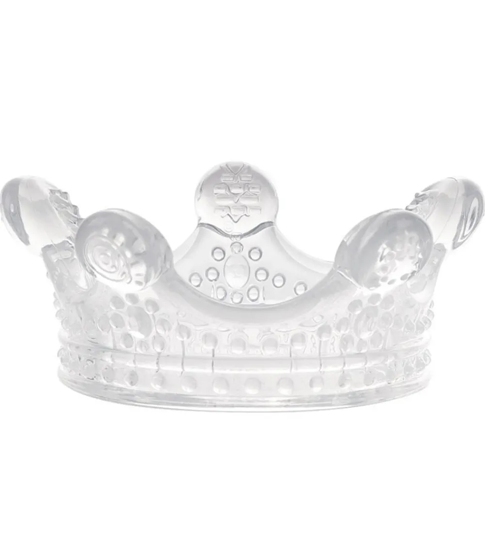 Bideringe-Haakaa Bidering - Silikone - Krone - Clear