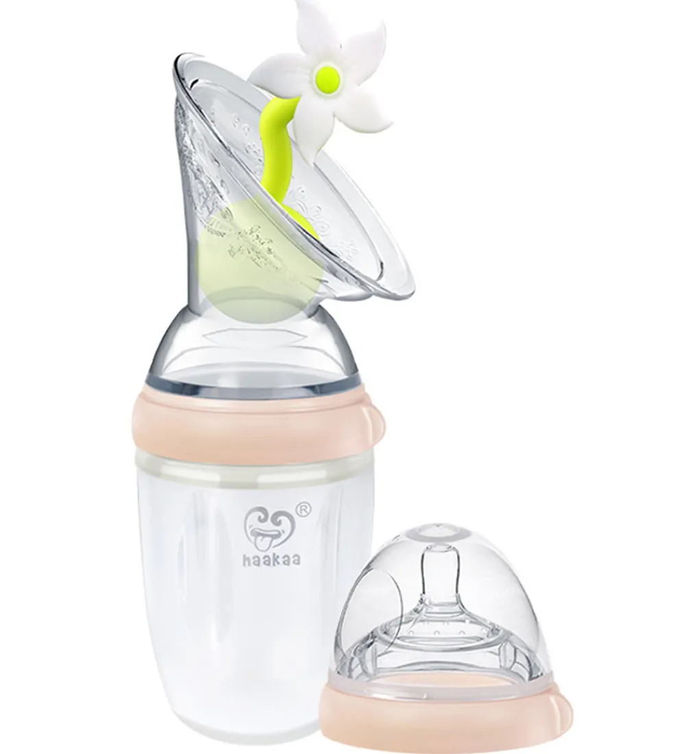 Brystpumper-Haakaa Brystpumpe - 250 ml - Startpakke - Peach