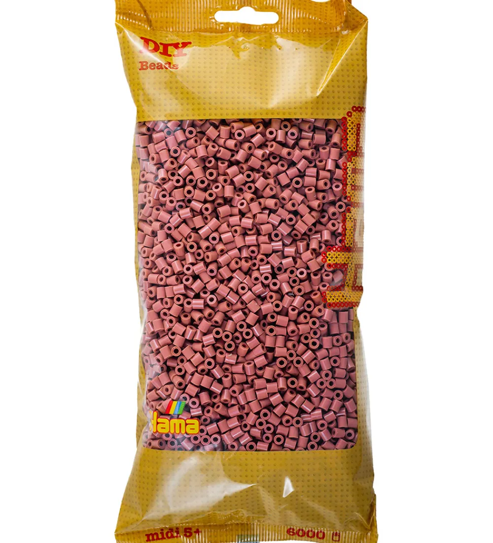 Hama Perler*Midi Perler - 6000 stk. - 111 Mørke Blush