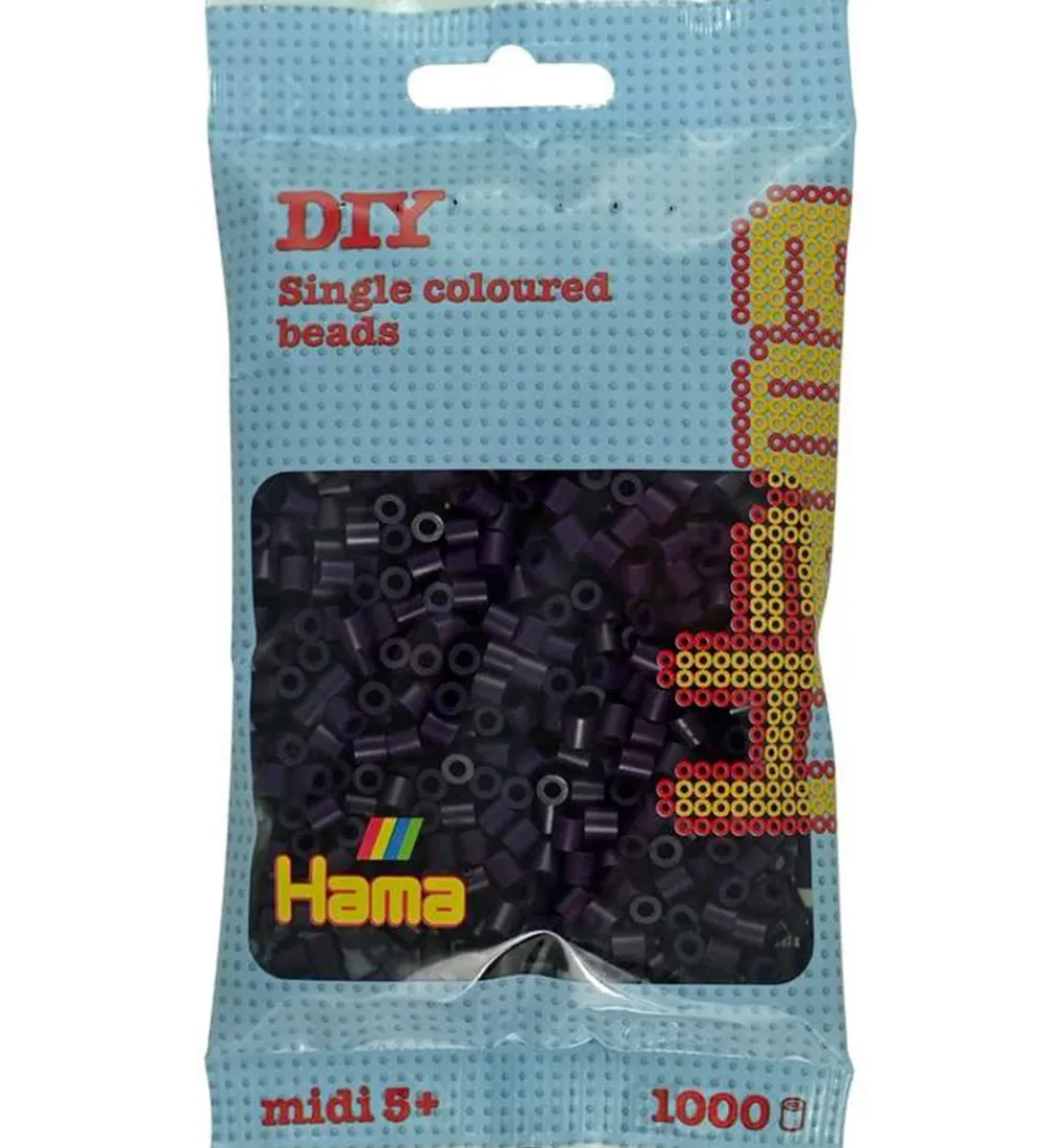 Hama Perler*Midi Perler - 1000 stk. - 108 Aubergine