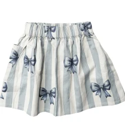Nederdele-Hanevild Nederdel - Denim - Bow - Rainy