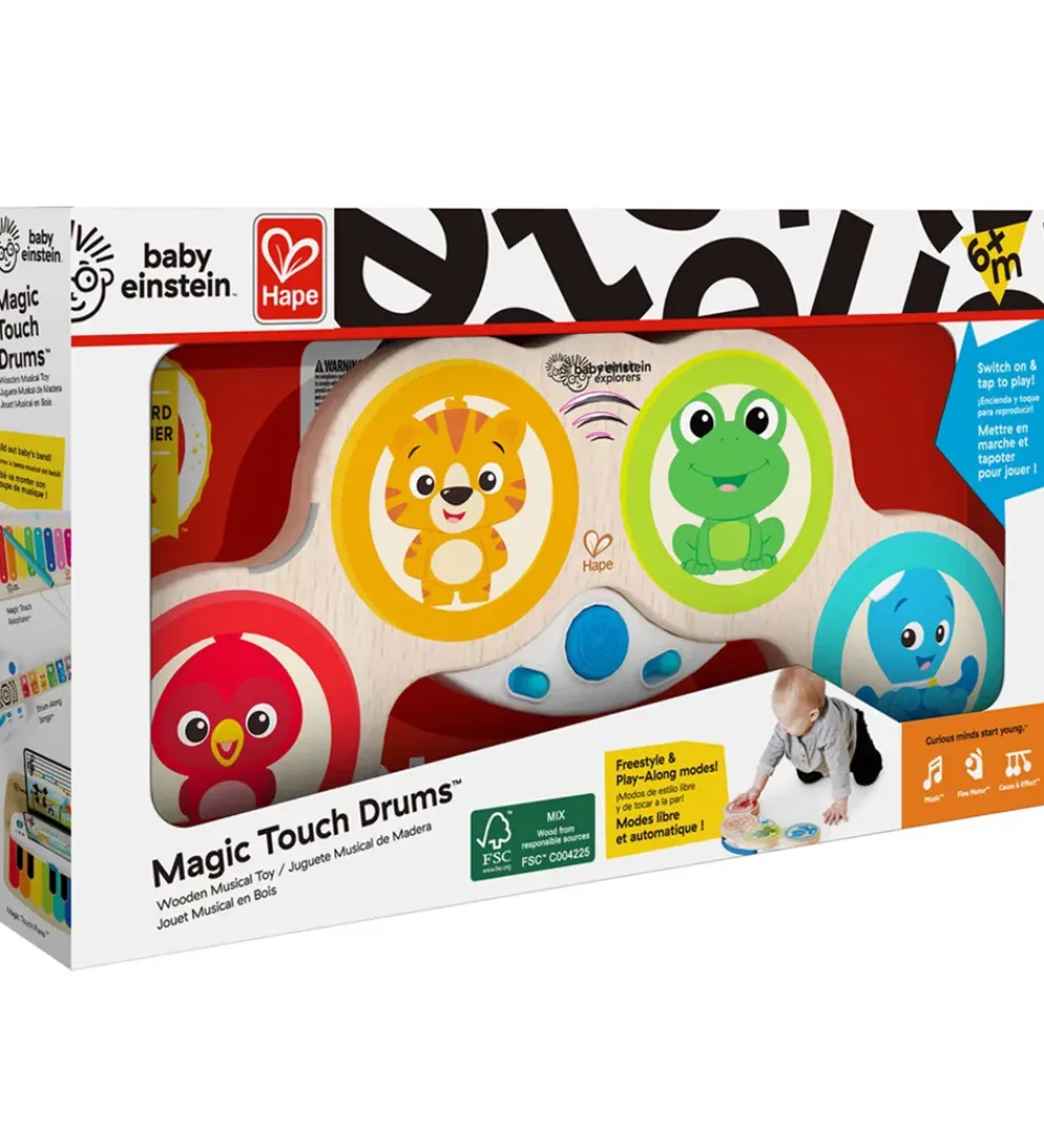 Musikinstrumenter-Hape Baby Einstein Aktivitetslegetøj - Magic Touch Drums