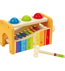 Trælegetøj|Musikinstrumenter-Hape Hammerbænk m. Xylofon