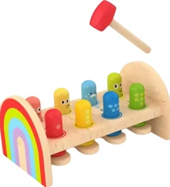 Babylegetøj|Aktivitetslegetøj-Hape Hammerbræt - Rainbow