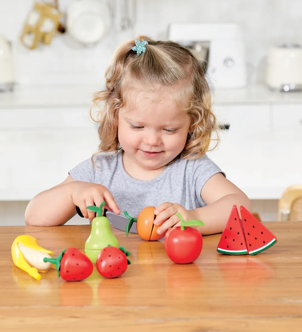 Legemad-Hape Legemad - 9 Dele - Frugt