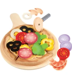 Hape Legekøkken Og Legemøbel*Legemad - 29 dele - Pizza