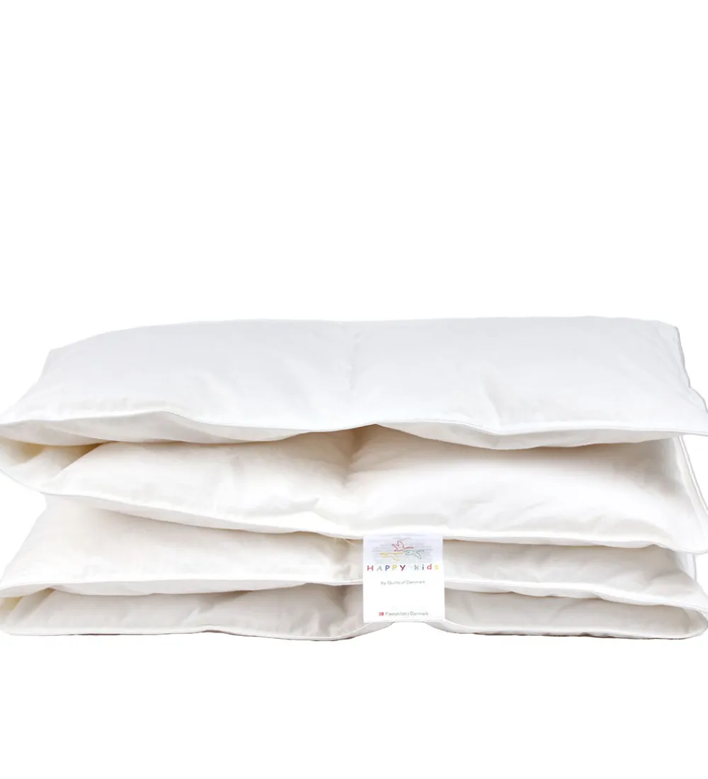 Happy Kids Dyner|Dyner*Dyne - Helårs - Dun - 70x100 cm - Baby - Hvid